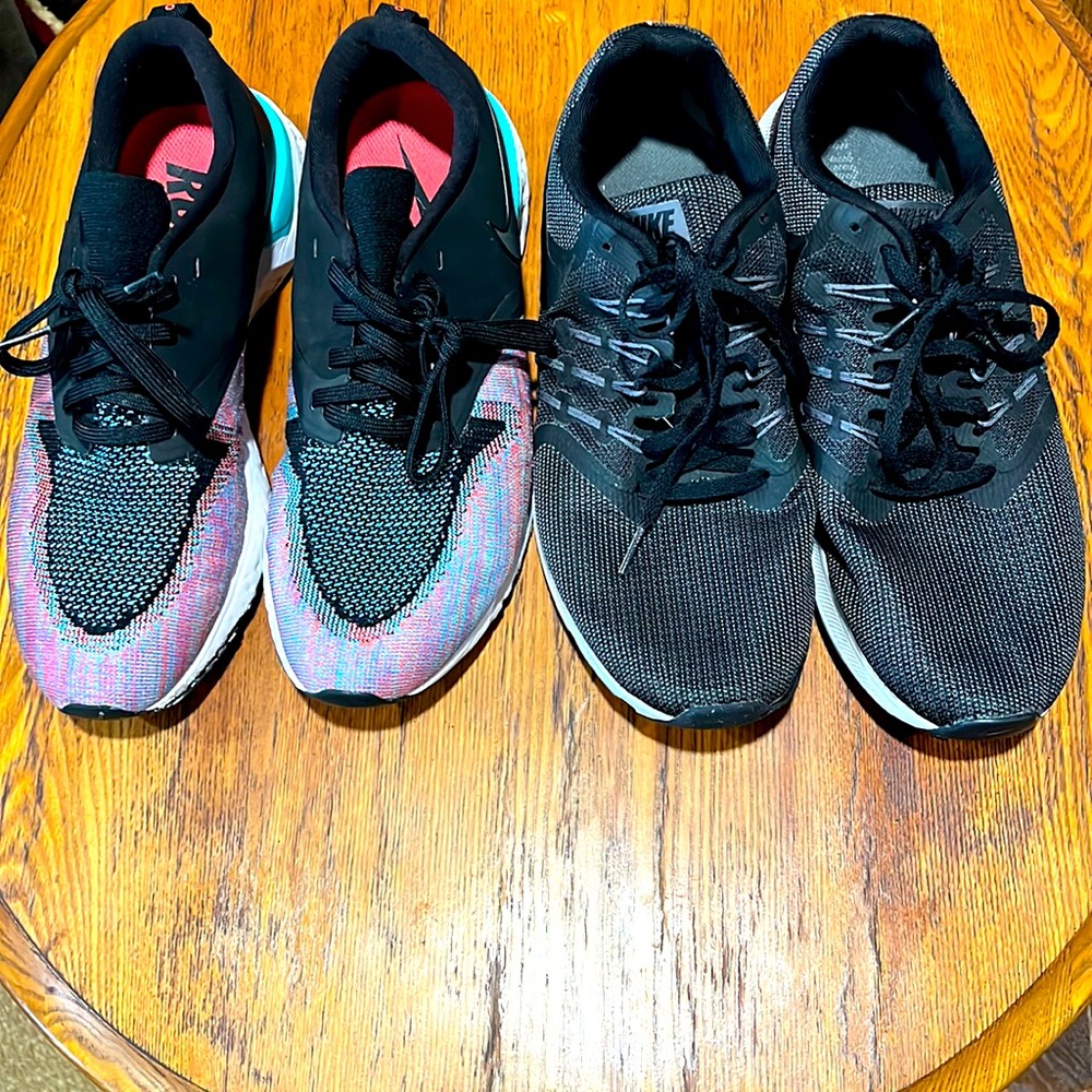 Women’s NIKE 2 pair of shoes. size 11 EUC 👀